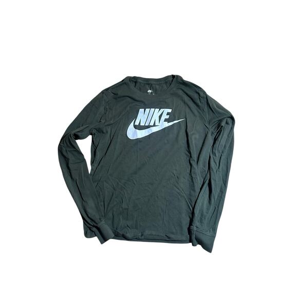 Mens The Nike Tee Long sleeve Size S Olive Green - Picture 1 of 2